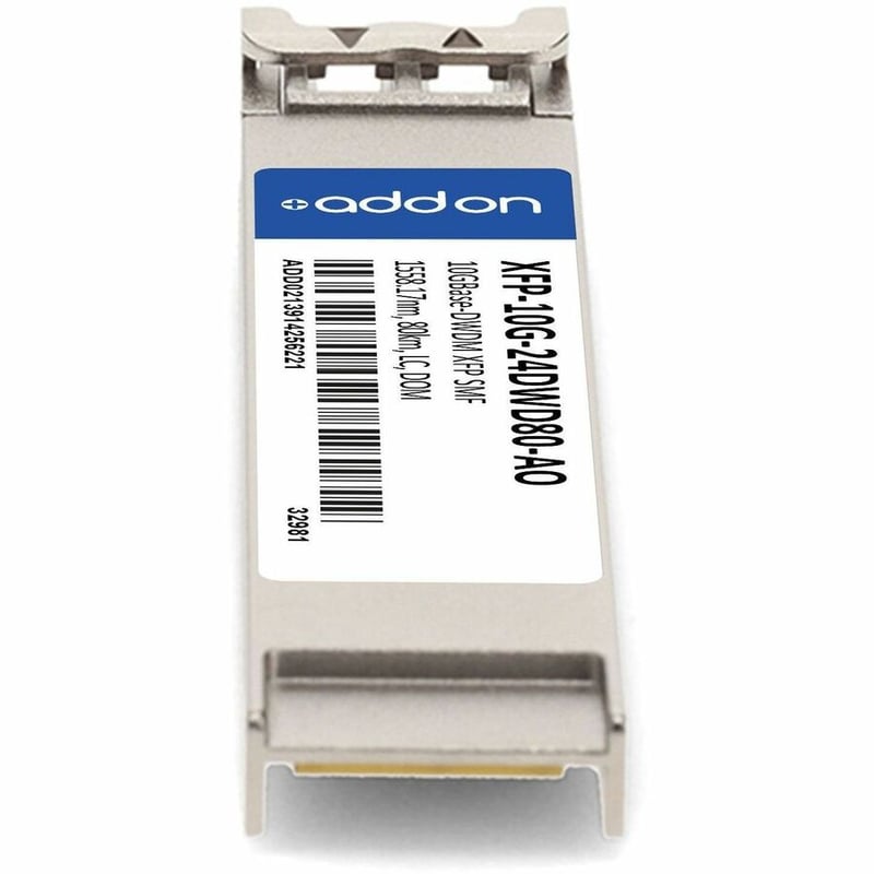 AddOn Alcatel-Lucent Nokia® XFP-10G-24DWD80 Compatible TAA 10GBase-DWDM XFP Transceiver 100GHz (SMF, 1558.17nm, 80km, LC, DOM) - Thumbnail 4
