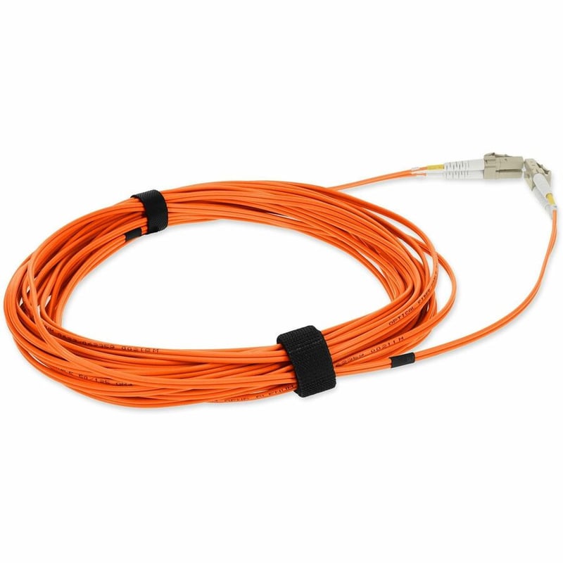 AddOn 2m LC to LC Orange OM4 Duplex OFNP (Plenum-Rated) Fiber Patch Cable - Thumbnail 5