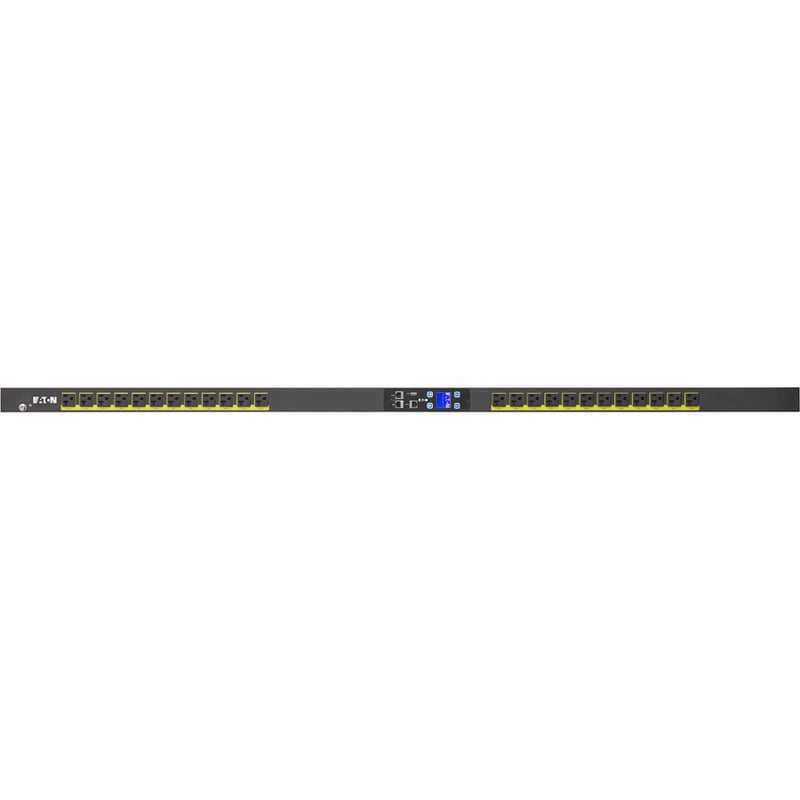 Eaton Metered Input rack PDU, 0U, 5-20P, L5-20P input, 1.92 kW max, 120V, 16A, 10 ft cord, Single-phase, Outlets: (24) 5-20R - Thumbnail 2
