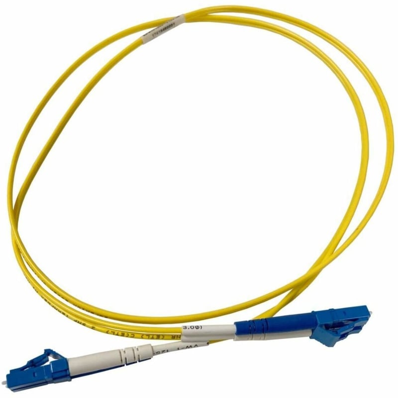Ortronics Infinium Ultra LC to LC Duplex Patch Cord 2mm OS2 Plenum Yellow, 1 Meter - Thumbnail 1