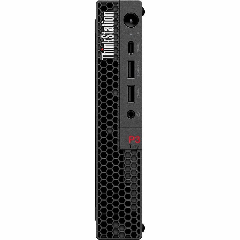 Lenovo ThinkStation P3 30H00012US Workstation - 1 x Intel Core i5 13th Gen i5-13500T - 16 GB - 512 GB SSD - Tiny - Black