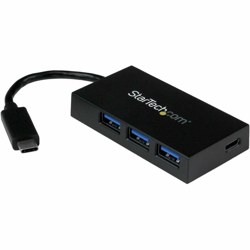 StarTech.com USB C Hub " 4 Port USB-C to USB-A (3x) and USB-C (1x) " Bus Powered USB Hub " USB Type C Hub " Port Expander - Thumbnail 1