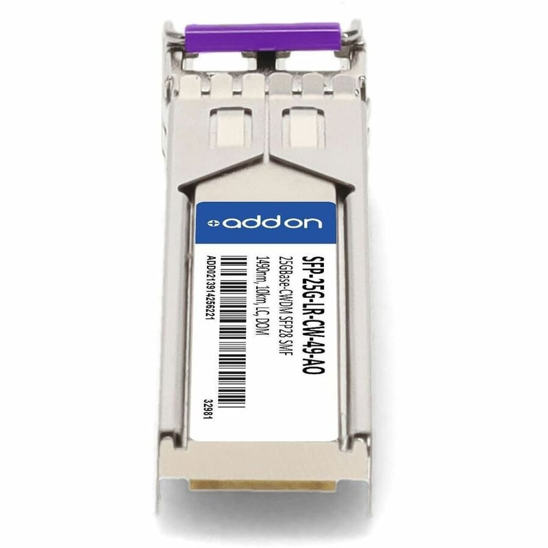 AddOn Cisco® Compatible TAA 25GBase-CWDM SFP28 Transceiver (SMF, 1490nm, 10km, LC, DOM) - Thumbnail 4