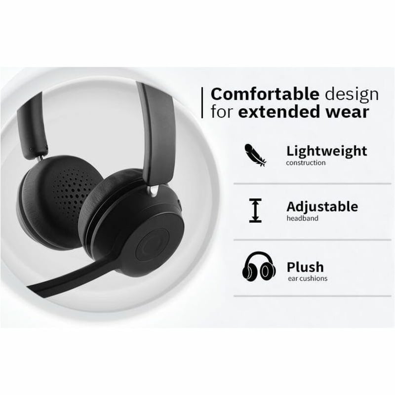 CODi Bluetooth Wireless Dual Ear Stereo Headset w/ ENC Microphone - Thumbnail 5