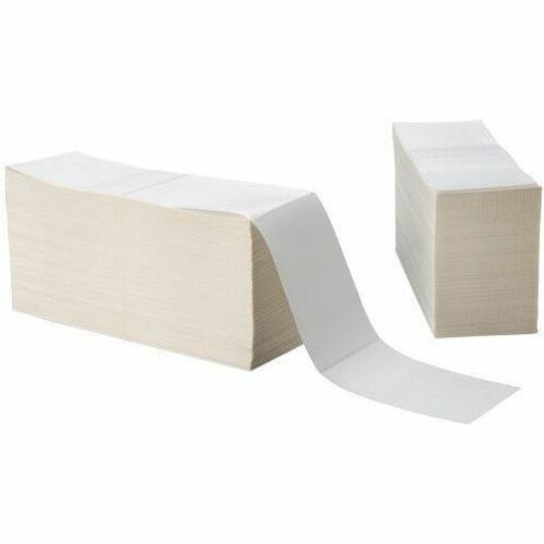 4INX6IN DT PREMIUM FANFOLD PAPER LABEL 2000 LABELS/STACK 2 - Thumbnail 1