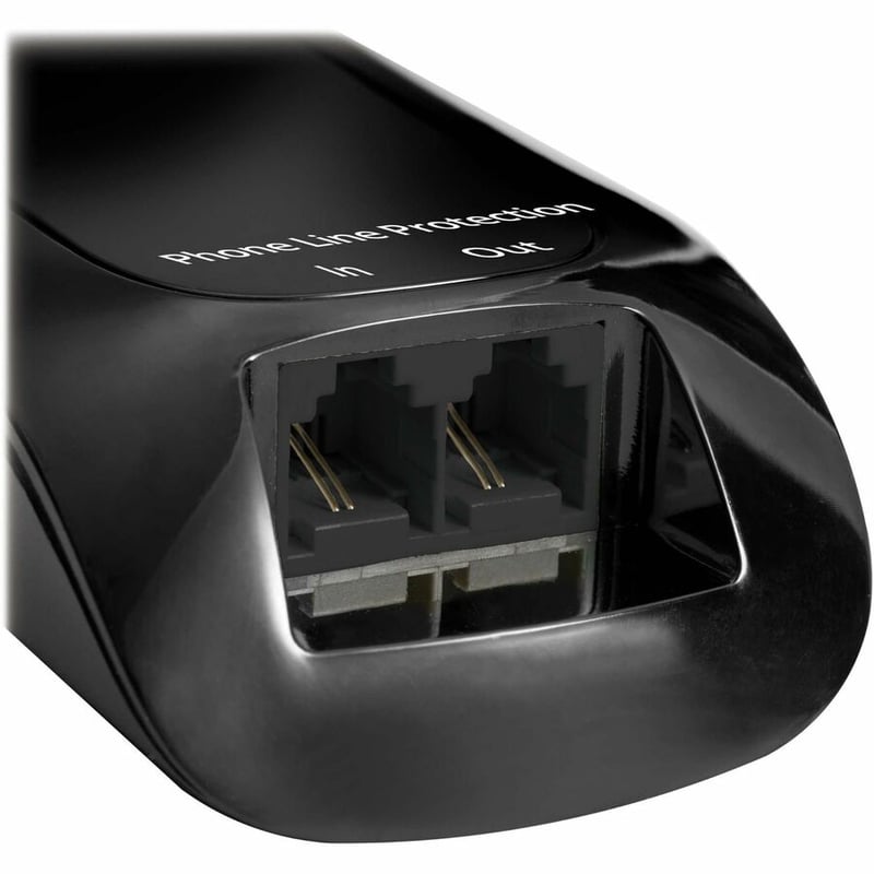 7-OUTLET SURGE PROTECTOR 5-15R 900 J TEL/MODEM 10FT CORD BLACK - Thumbnail 2