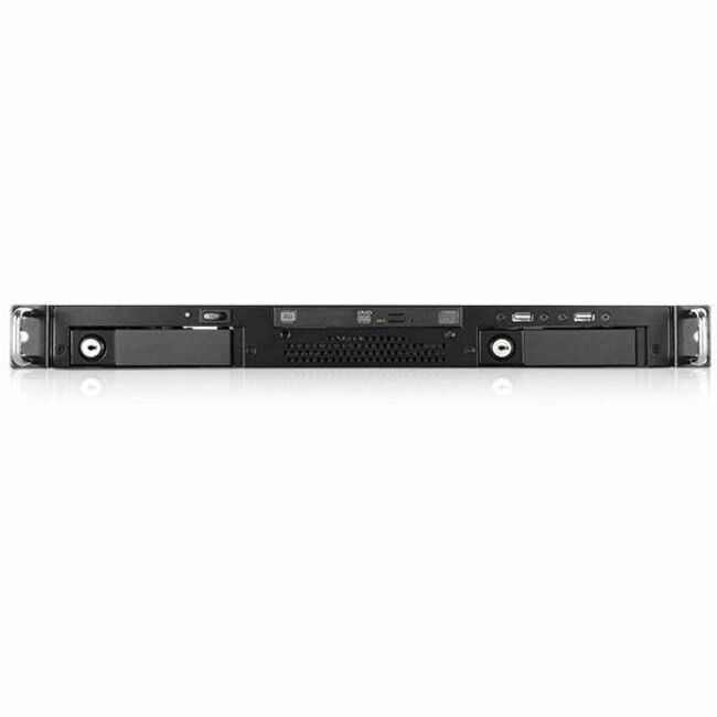 iStarUSA D-A120T-ITX Drive Enclosure - USB 2.0 Host Interface - 1U - Black - Thumbnail 1