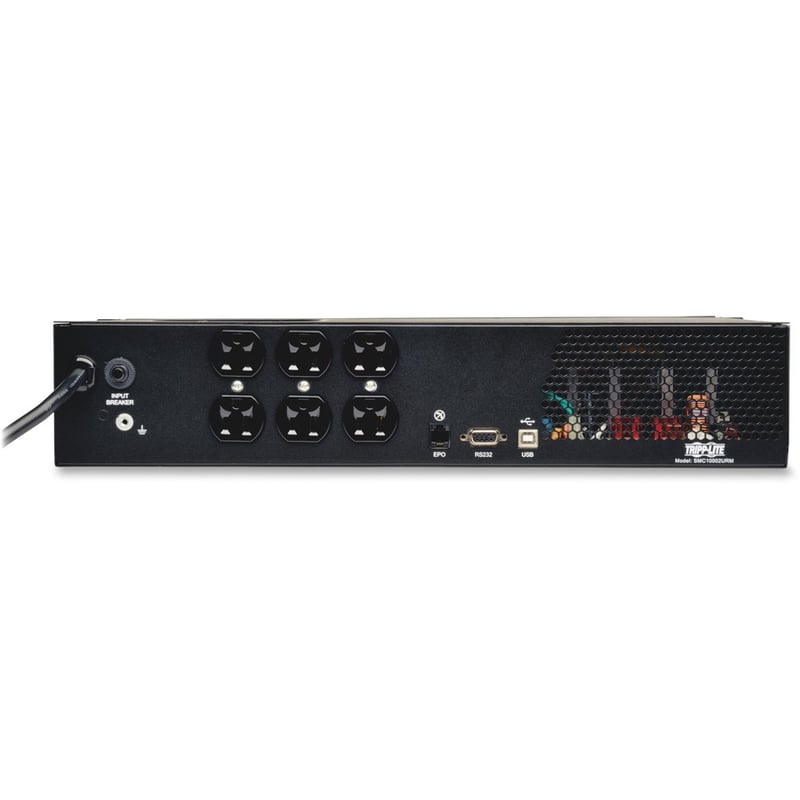 Tripp Lite by Eaton UPS SmartPro 120V 1kVA 700W Line-Interactive Sine Wave UPS 2U Rack/Tower LCD USB DB9 6 Outlets - Thumbnail 4