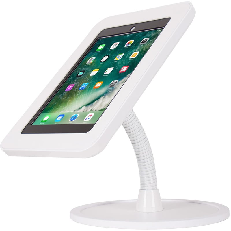 The Joy Factory Elevate II Flex Countertop Kiosk for iPad 9.7 5th Generation | Air (White) - Thumbnail 2