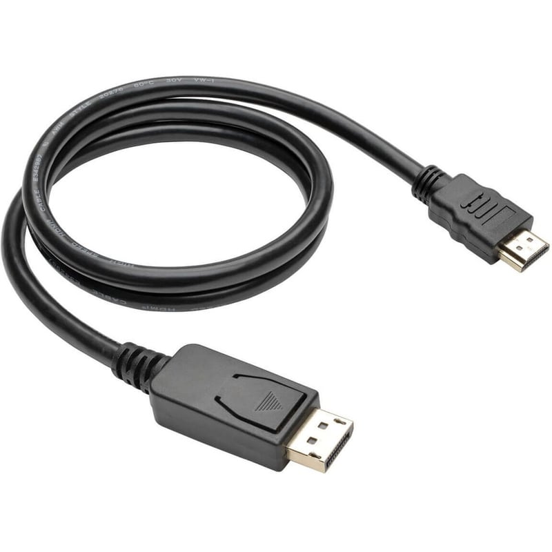 Eaton Tripp Lite Series DisplayPort 1.2 to HDMI Adapter Cable (DP with Latches to HDMI M/M), 4K, 3 ft. (0.9 m) - Thumbnail 1