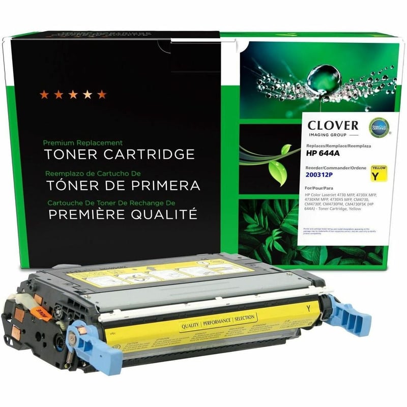 Clover Imaging Remanufactured Yellow Toner Cartridge for HP 644A (Q6462A) - Thumbnail 1
