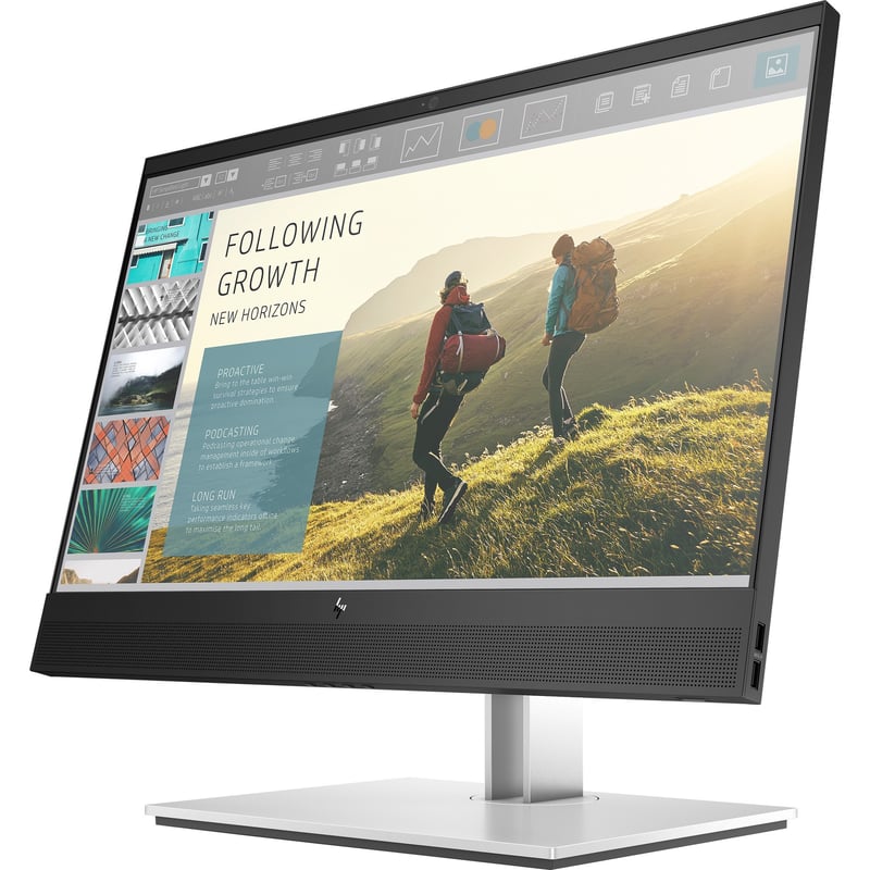 HP Mini-in-One 24" Class Webcam Full HD LCD Monitor - 16:9 - Black, Silver - Thumbnail 1