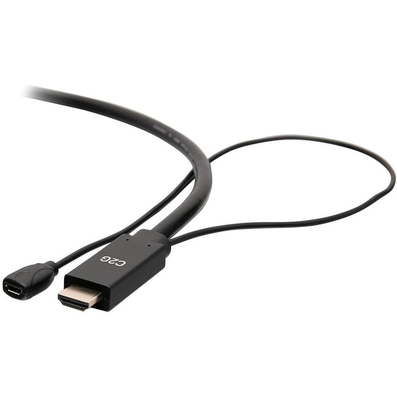 C2G 6ft HDMI to VGA Active Video Adapter Cable - USB Power - M/M - Thumbnail 2