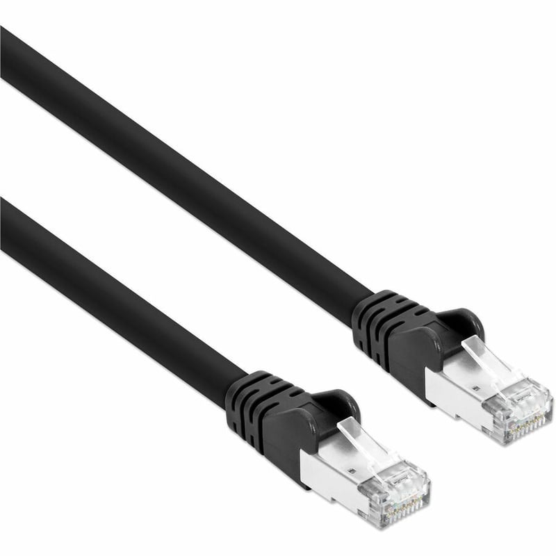 CAT8.1 S/FTP NETWORK PATCH CABLE, 1 FT., BLACK - Thumbnail 2