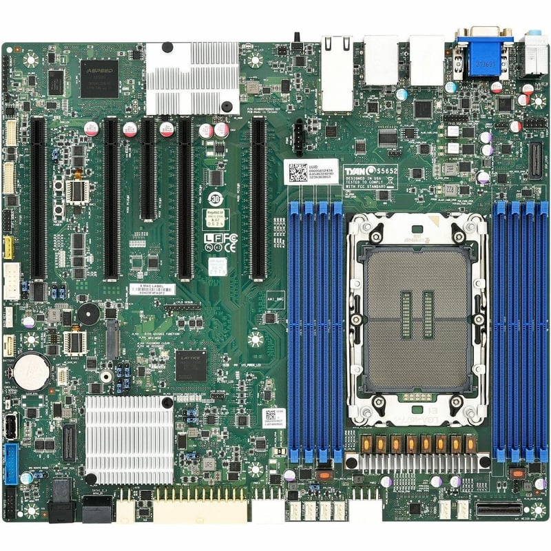 Tyan Tempest HX S5652 Server Motherboard - Intel C741 Chipset - Socket LGA-4677 - SSI CEB - Thumbnail 1