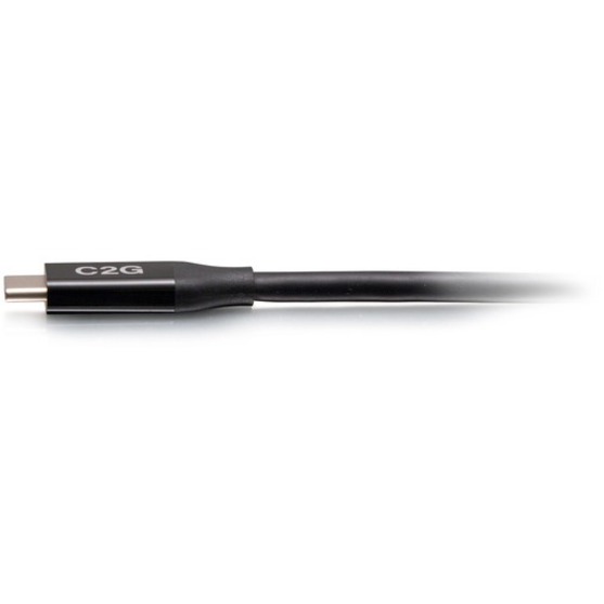 C2G 2.5ft USB-C Male to USB-C Male Cable (20V 5A) - USB4 40Gbps - Thumbnail 3