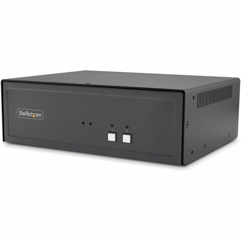 SECURE 2-PORT DUAL-MONITOR KVM NIAP 4.0 CAC MST US BUILT - Thumbnail 1