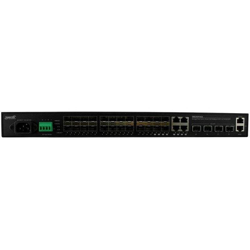 MANAGED FIBER AGGREGATION SWITCH 20-PORT 100/1000 SFP 4 - Thumbnail 2