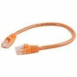 Quiktron Q-Series Patch Cords, CAT6, Non-Booted, Orange, 5 FT