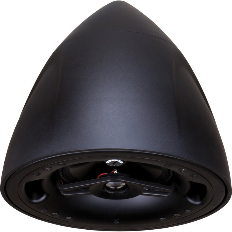 Crestron Saros PD6T-B-T-EACH 2-way Outdoor Ceiling Mountable, Pendant Mount Speaker - 125 W RMS - Black Textured - TAA Compliant - Thumbnail 2