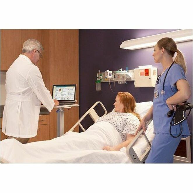 Capsa Healthcare - SlimCart Bundle (1970516) - Light Duty Mobile Computing Cart - Height Adjustable - Thumbnail 2