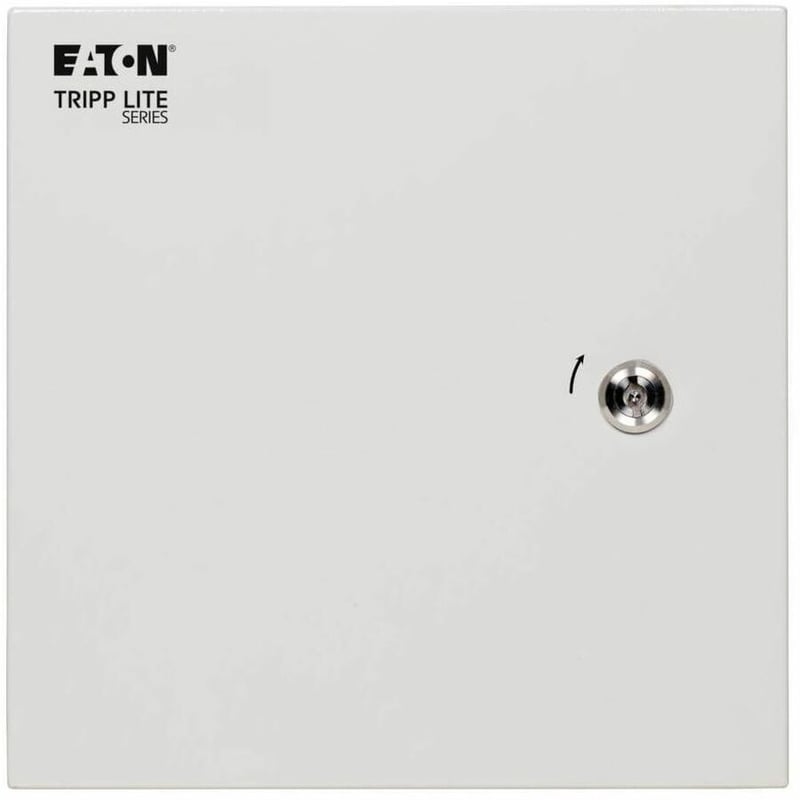Tripp Lite by Eaton SmartRack Outdoor Industrial Enclosure with Lock - NEMA 4, Surface Mount, Metal Construction, 12 x 12 x 6 in., Gray - Thumbnail 5