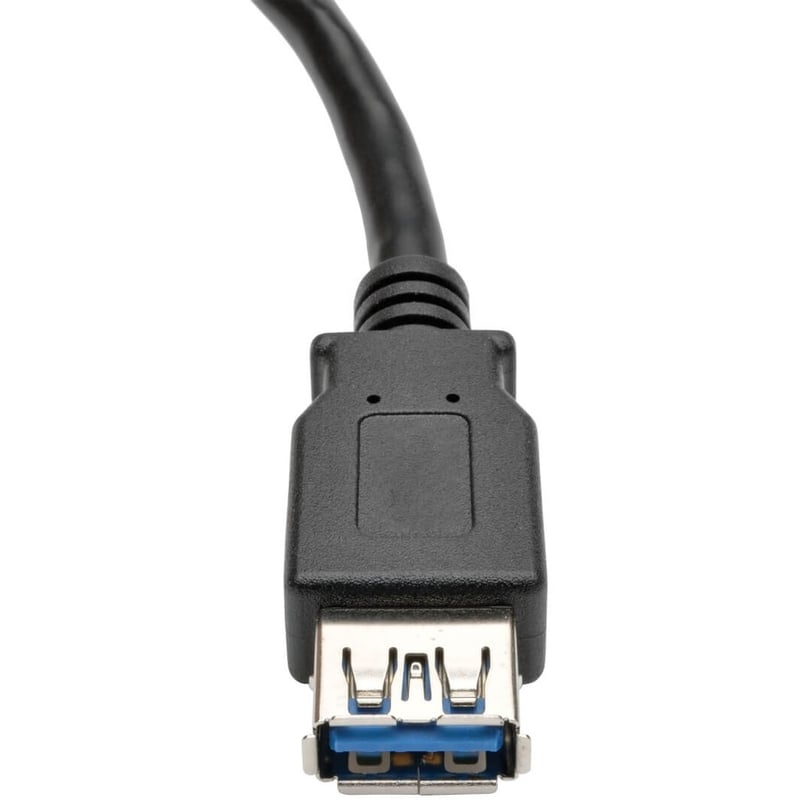 Eaton Tripp Lite Series USB 3.0 SuperSpeed Extension Cable (A M/F), Black, 6-in. (15.24 cm) - Thumbnail 2