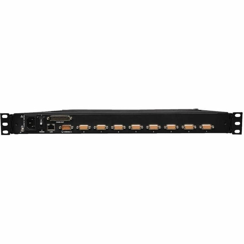 Tripp Lite by Eaton NetDirector 8-Port 1U Rack-Mount Console KVM Switch with 19-in. LCD and IP Remote Access - Thumbnail 2