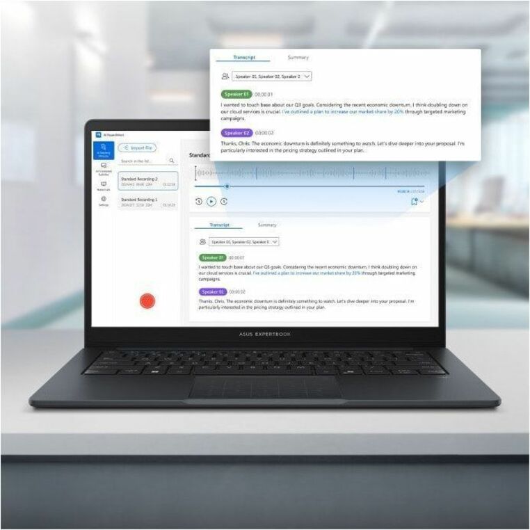 EXPERTBOOK ASUS EXPERTBOOK/GREY/14.0 FHD NON-TOUCH/I7-1355U/16GB/INTEL UMA/512GB - Thumbnail 4