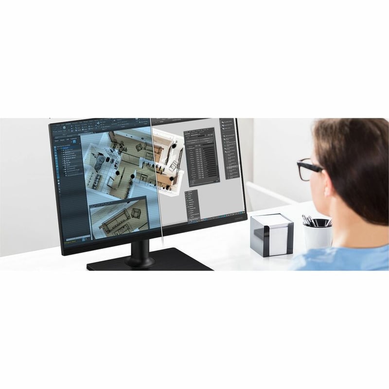 Samsung F24T454FQN 24" Class Full HD LCD Monitor - 16:9 - Black - Thumbnail 4
