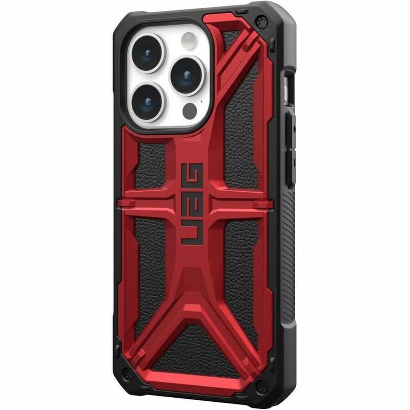 Urban Armor Gear Monarch iPhone 15 Pro Case - Crimson - Thumbnail 4