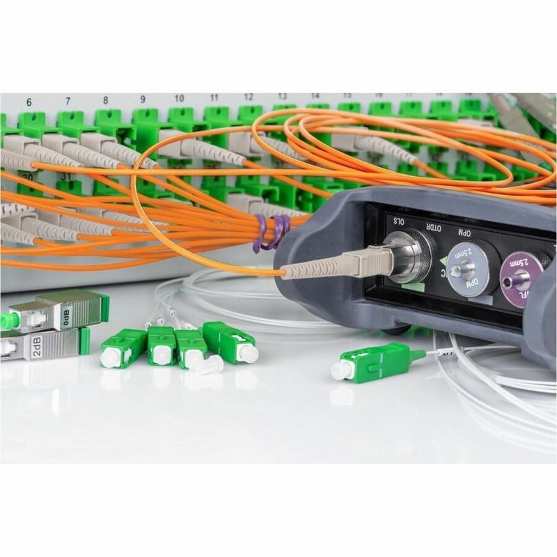 3 METER LC-SC OM1 1GIG FIBER OPTIC CABLE, ORANGE, OFNR, 62.5/125 FIBER, MULTIMOD - Thumbnail 4