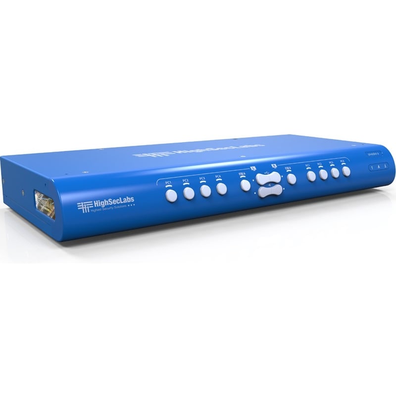 Kramer HighSecLabs Secure 2x4 4K30 UHD DVI-I Mini-Matrix KVM Switch with fUSB - Thumbnail 4
