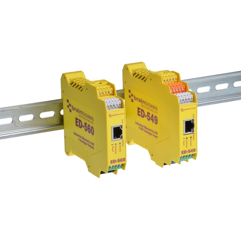 Brainboxes - Ethernet to 8 Analogue Inputs + RS485 Gateway - Thumbnail 5