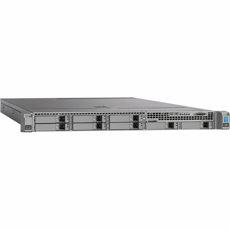 Cisco C220 M4 1U Rack Server - 2 Xeon E5-2620 v3 2.40 GHz - 128 GB RAM - 2.40 TB HDD - (2 x 1.2TB) HDD Configuration - 12Gb/s SAS Controller - Thumbnail 1