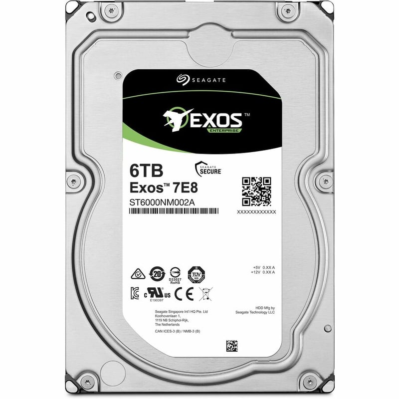 SEAGATE EXOS 7E8 6TB HARD DRIVE INTERNAL SATA (SATA/600) - Thumbnail 4