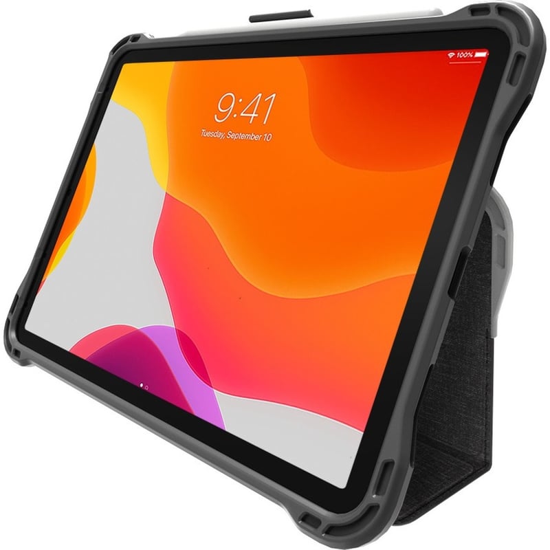 Brenthaven Edge Folio Carrying Case (Folio) for 10.9" Apple iPad Air (4th Generation) Tablet - Gray - Thumbnail 2