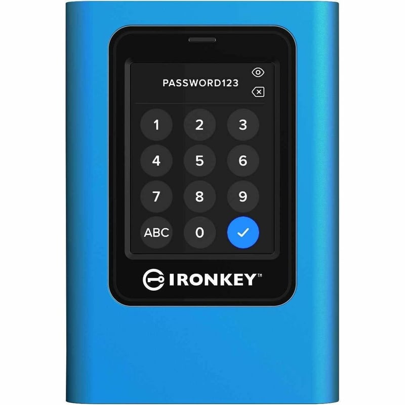 7680GB IRONKEY VAULT PRIVACY 80 XTS-AES 256-BIT ENCRYPTED EXT SSD - Thumbnail 1