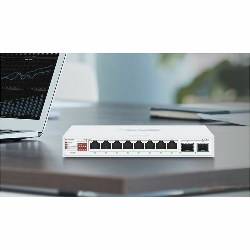 QG-U1080 5-PORT 2.5G AND 2-PORT 10G SFP+ UNMANAGED SWITCH - Thumbnail 5