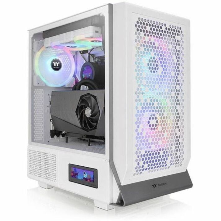 Thermaltake Ceres 300 TG ARGB Snow Mid Tower Chassis - Thumbnail 2