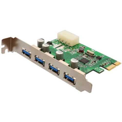 SYBA Multimedia 4 Port USB 3.0 PCI-e x1 Card - Thumbnail 1