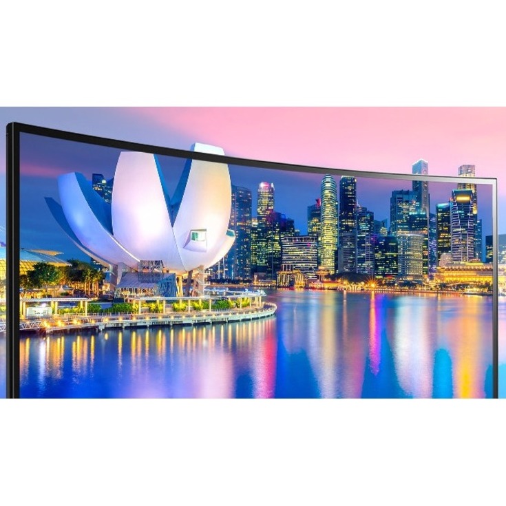 LG Ultrawide 34BP88CN-B 34" Class UW-QHD Curved Screen LCD Monitor - 21:9 - Black - Thumbnail 5