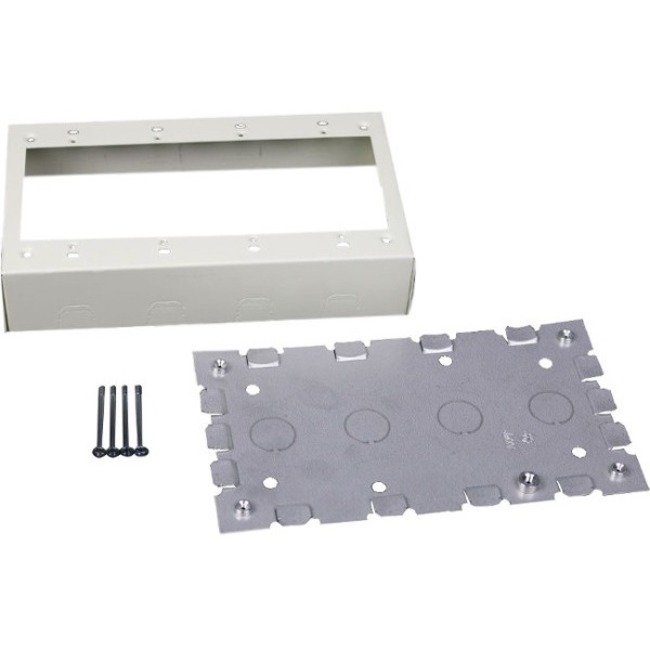 Wiremold 500/700 Four-Gang Switch and Receptacle Box Fitting