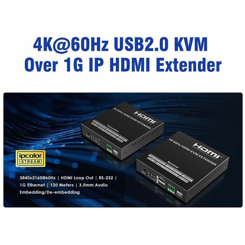 ROCSTOR TRUEREACH TR20 HDMI KVM EXTENDER OVER ETHERNET - Thumbnail 3