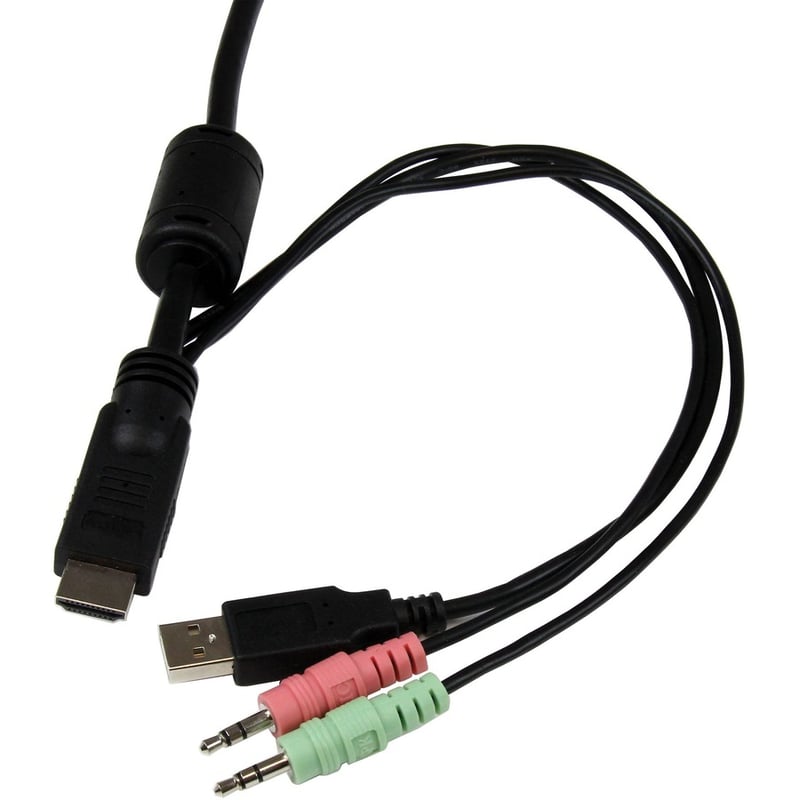 StarTech.com 2 Port USB HDMI Cable KVM Switch with Audio and Remote Switch " USB Powered - Thumbnail 4