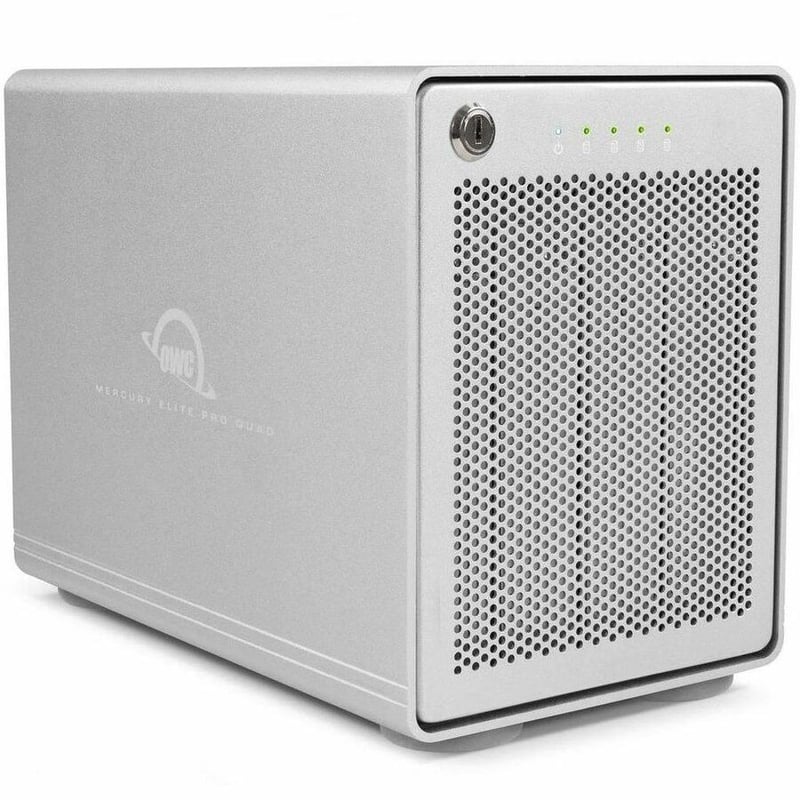 OWC MERCURY ELITE PRO QUAD 0TB USB-C 10GB/S RAID STORAGE ENCLOSURE - ADD UP TO F - Thumbnail 1