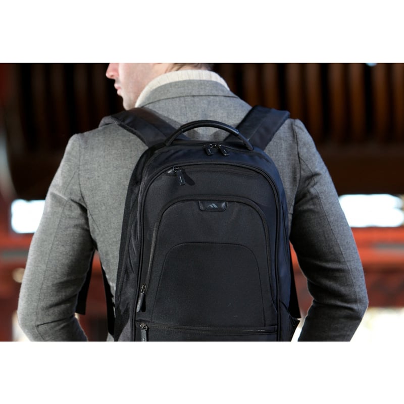 Brenthaven Elliot 2311 Carrying Case (Backpack) for 15.4" Notebook - Black - Thumbnail 3