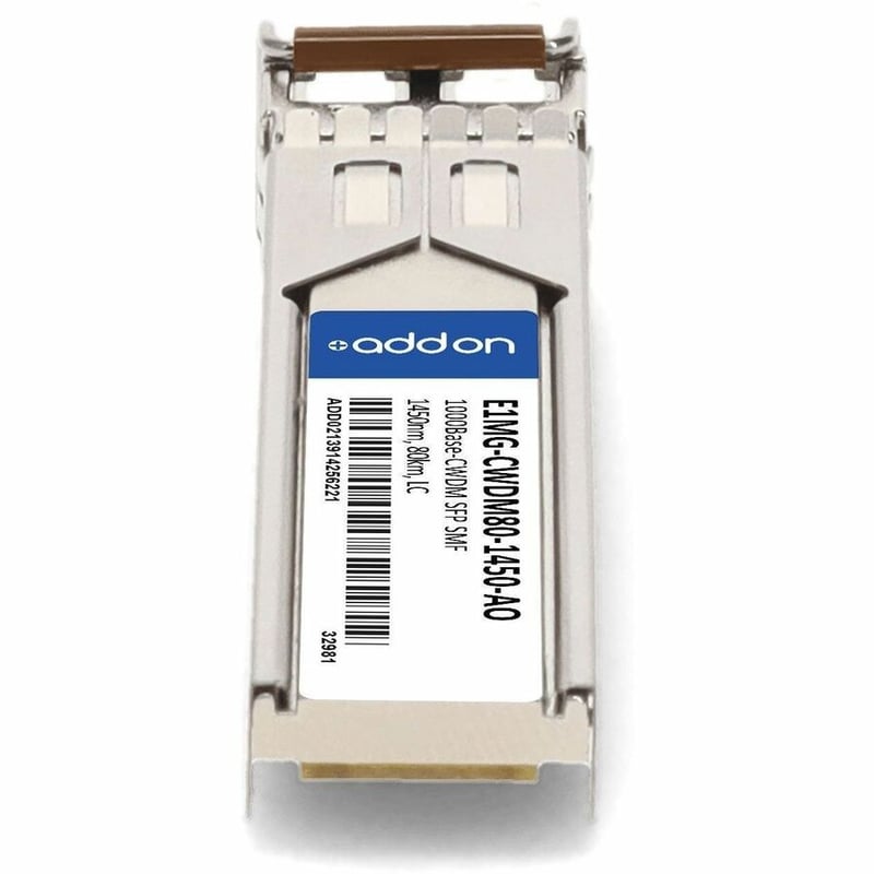 AddOn Brocade® (Formerly) E1MG-CWDM80-1450 Compatible TAA 1000Base-CWDM SFP Transceiver (SMF, 1450nm, 80km, LC, DOM) - Thumbnail 4
