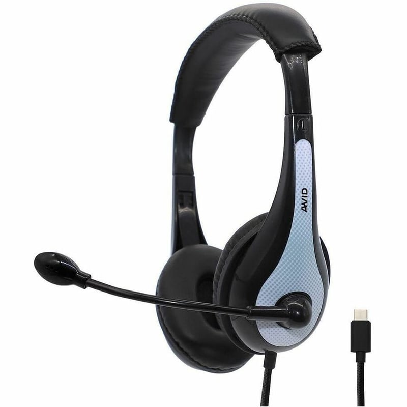 AVID PRODUCTS AE-36 WIRED USB-C HEADSET USB-C WIRED PLUG WHITE - Thumbnail 1