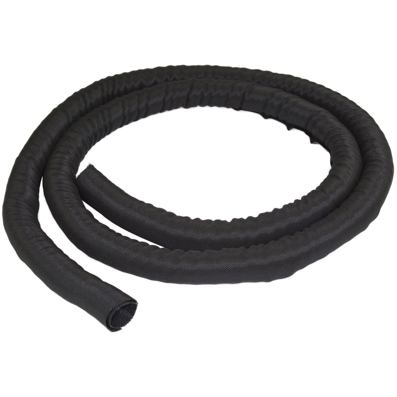 StarTech.com 6.5' (2m) Cable Management Sleeve/Wrap - Flexible Cable Manager - Expandable Coiled Cord Protector/Organizer - Trimmable - Thumbnail 1